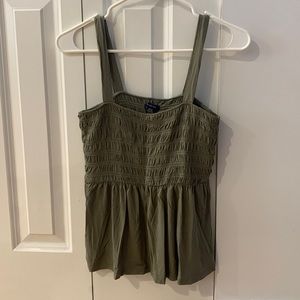 Size small American eagle olive green tank top